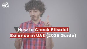 check Etisalat balance